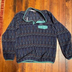 Patagonia pull over fleece